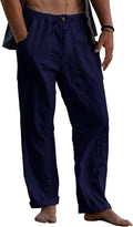 Men’s Linen Blend Loose Harem Pants