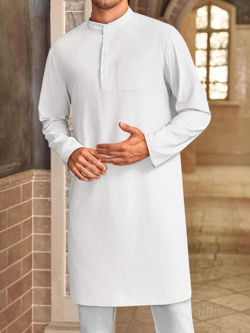 Men’s Soft Cotton Kaftan Shirts