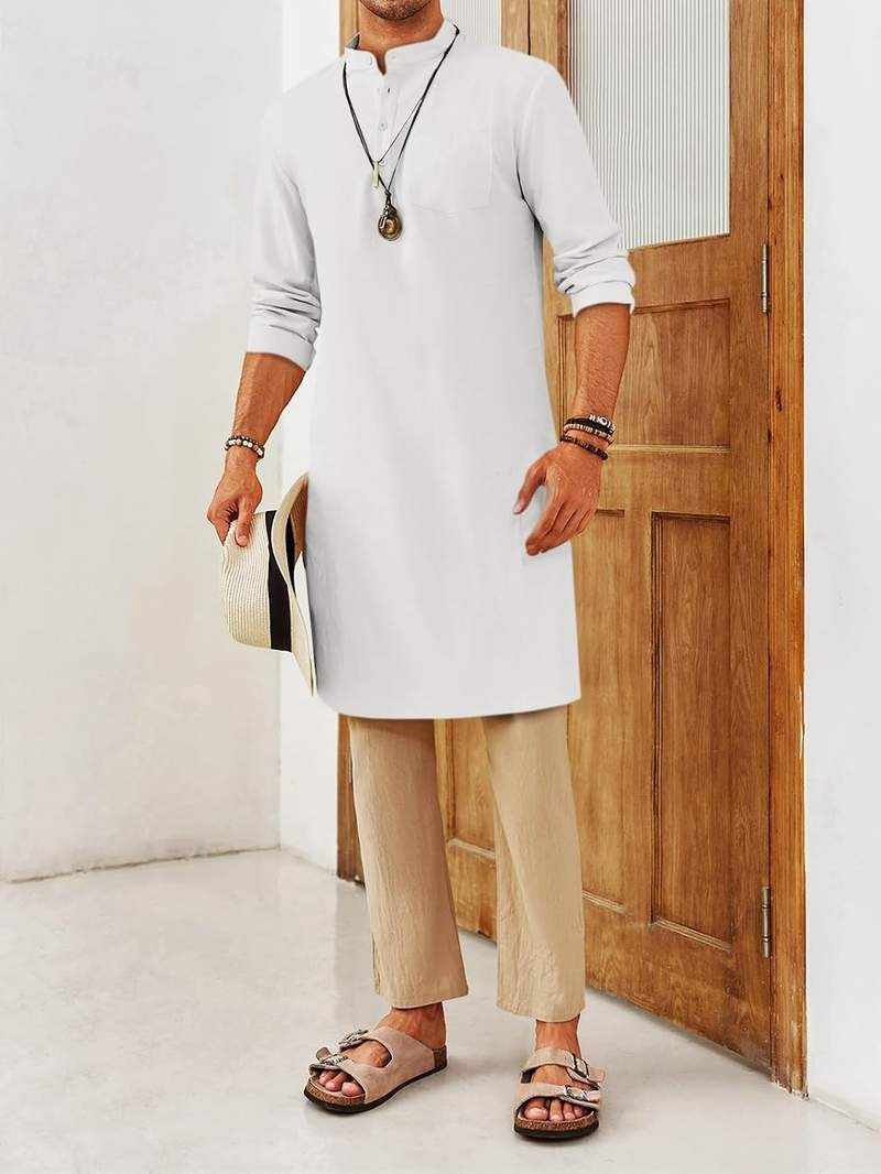 Men’s Soft Cotton Kaftan Shirts