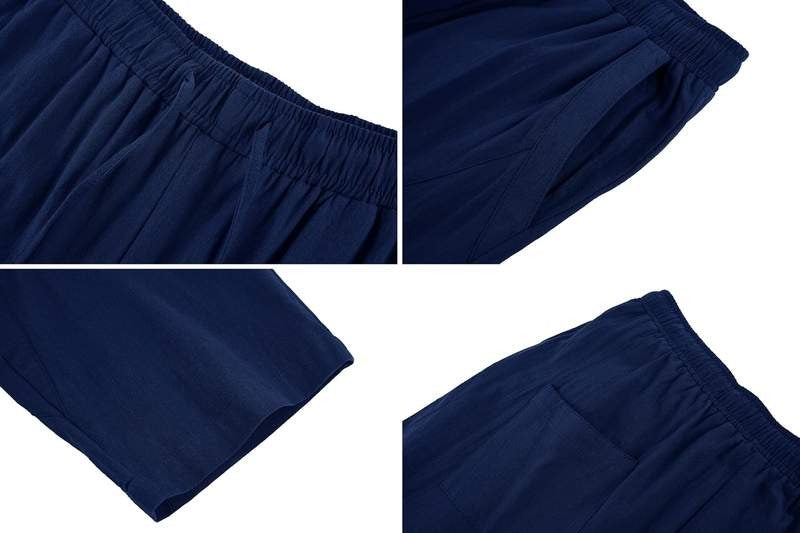Men’s Linen Blend Loose Harem Pants